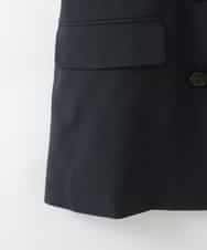 ZMJGE33170 al'aise modulation(アレーズモジュレーション) ハーフスリーブダブルジャケット ブラック