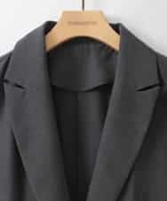 ZMJGE34160 al'aise modulation(アレーズモジュレーション) ピークドラペルデザインベスト ダークグレー