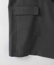 ZMJGE34160 al'aise modulation(アレーズモジュレーション) ピークドラペルデザインベスト ダークグレー