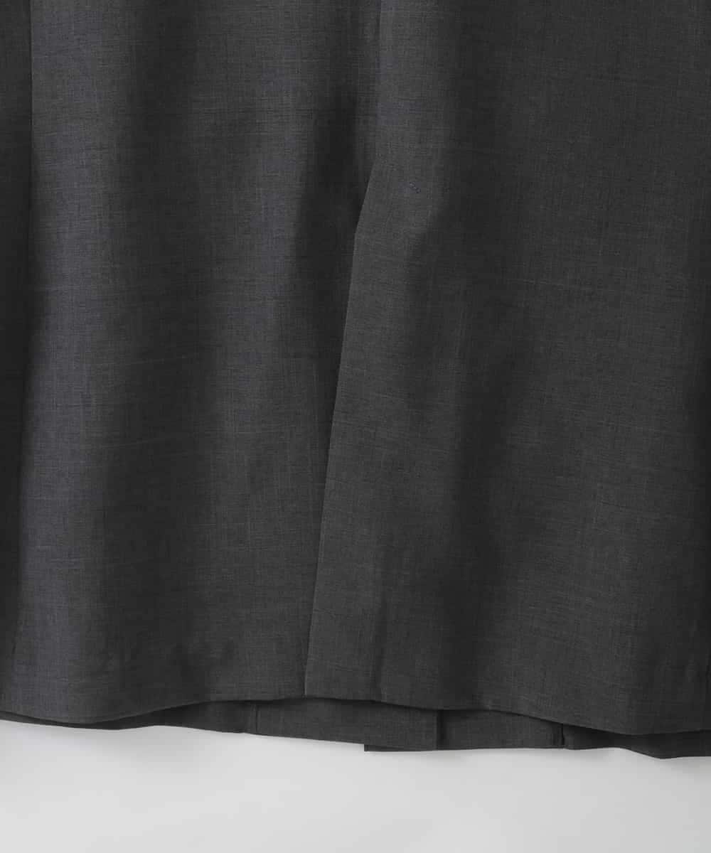 ZMJGE34160 al'aise modulation(アレーズモジュレーション) ピークドラペルデザインベスト ダークグレー