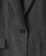 ZMJGE34160 al'aise modulation(アレーズモジュレーション) ピークドラペルデザインベスト ダークグレー