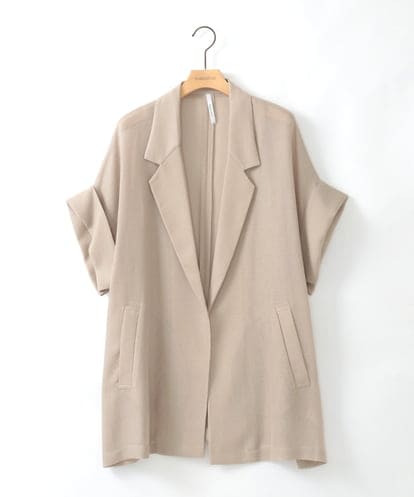 ZMJGE35160 al'aise modulation ハーフスリーブメッシュジャケット