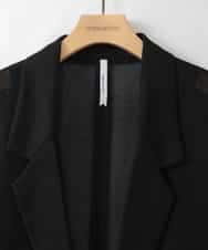 ZMJGE35160 al'aise modulation(アレーズモジュレーション) ハーフスリーブメッシュジャケット ブラック