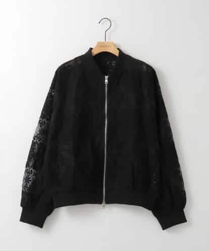 ZMJGE36120 al'aise modulation フラワーレースブルゾン