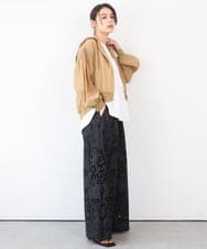 ZMJGE39138 al'aise modulation(アレーズモジュレーション) シアーフーディーシャツブルゾン ベージュ