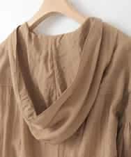 ZMJGE39138 al'aise modulation(アレーズモジュレーション) シアーフーディーシャツブルゾン ベージュ