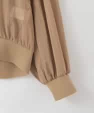 ZMJGE39138 al'aise modulation(アレーズモジュレーション) シアーフーディーシャツブルゾン ベージュ