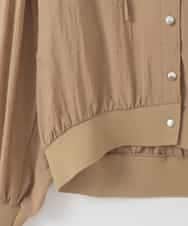 ZMJGE39138 al'aise modulation(アレーズモジュレーション) シアーフーディーシャツブルゾン ベージュ