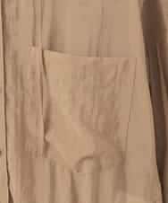 ZMJGE39138 al'aise modulation(アレーズモジュレーション) シアーフーディーシャツブルゾン ベージュ