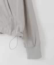 ZMJGE41160 al'aise modulation(アレーズモジュレーション) バックティアードブルゾン ライトグレー