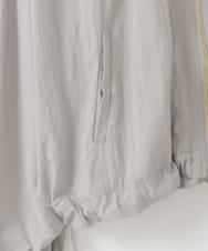 ZMJGE41160 al'aise modulation(アレーズモジュレーション) バックティアードブルゾン ライトグレー