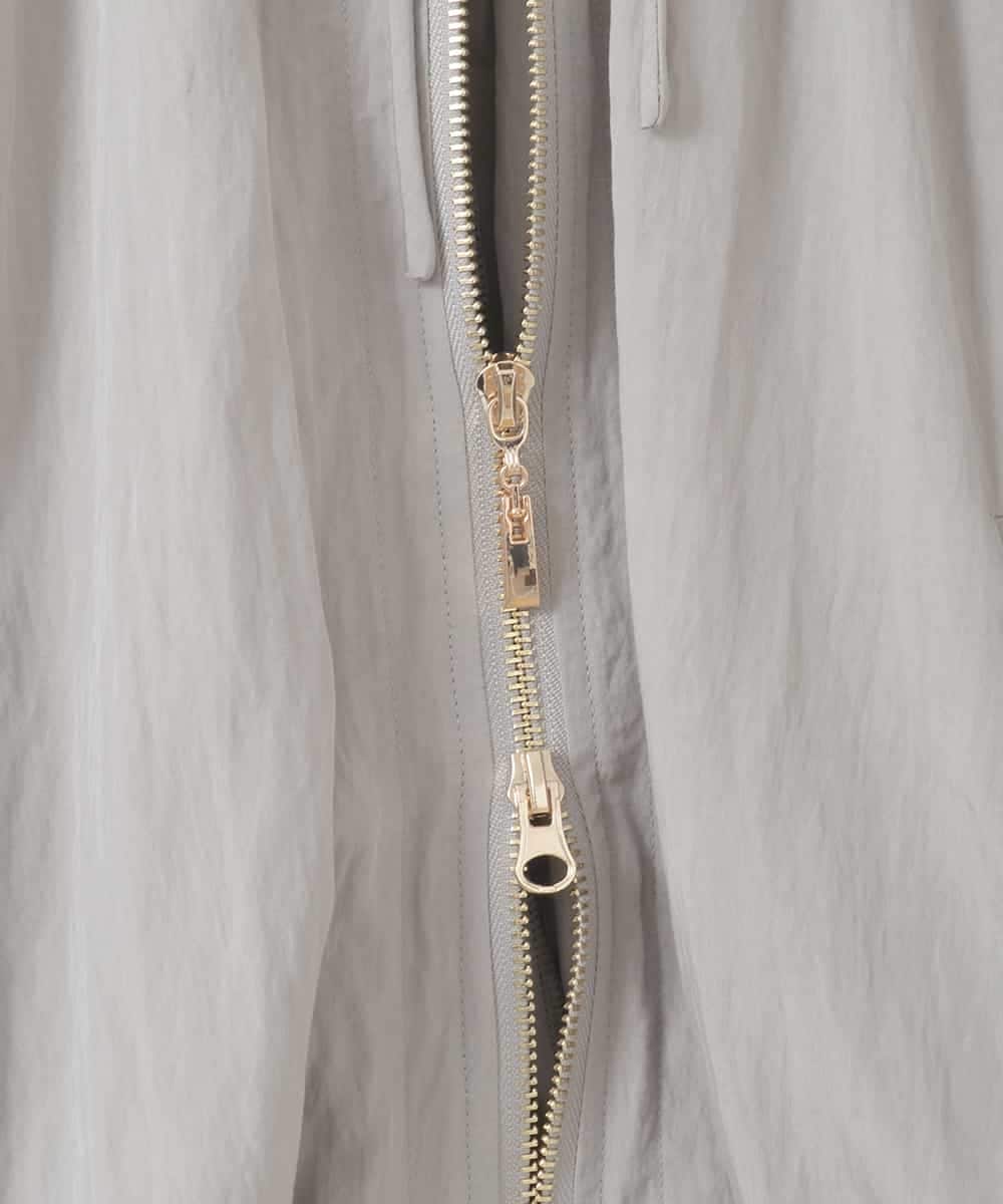 ZMJGE41160 al'aise modulation(アレーズモジュレーション) バックティアードブルゾン ライトグレー