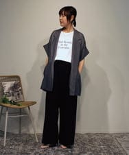 ZMJIB28160 al'aise modulation(アレーズモジュレーション) オーバーシルエットメッシュジャケット ダークグレー