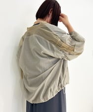 ZMJIB60160 al'aise modulation(アレーズモジュレーション) メッシュ切り替えミリタリーシアーブルゾン ライトグレー