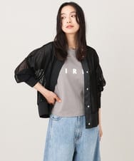 ZMJIE01109 al'aise modulation(アレーズモジュレーション) エアリーメッシュブルゾン ブラック