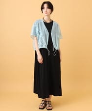 ZMJIE06109 al'aise modulation(アレーズモジュレーション) シアージップショートブルゾン グリーン