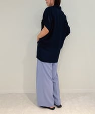 ZMJJB03170 al'aise modulation(アレーズモジュレーション) リネンライクハーフスリーブジャケット ネイビー