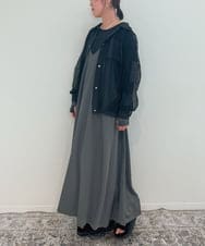 ZMJJB09170 al'aise modulation(アレーズモジュレーション) コットンレースデザインジャケット ブラック