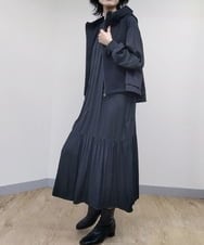ZMJJQ02159 al'aise modulation(アレーズモジュレーション) 【洗える】ドッキングフーデットべスト ブラック