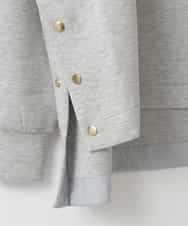 ZMKAE04098 al'aise modulation(アレーズモジュレーション) ロゴスポンディッシュプルオーバー ライトグレー