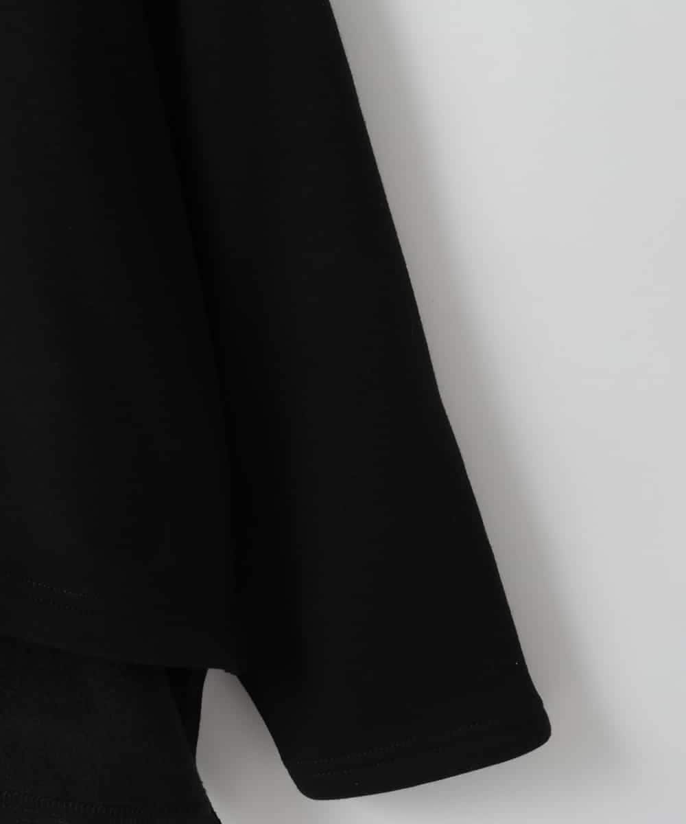 ZMKAE23119 al'aise modulation(アレーズモジュレーション) コード刺繍ロングテールプルオーバー ブラック