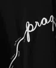 ZMKAE23119 al'aise modulation(アレーズモジュレーション) コード刺繍ロングテールプルオーバー ブラック