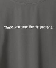 ZMKAE24120 al'aise modulation(アレーズモジュレーション) ロゴジョーゼットプルオーバー ダークグレー