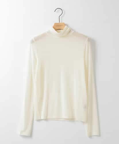 ZMKAE29089 al'aise modulation 【洗える/日本製】シアータートルネックプルオーバー
