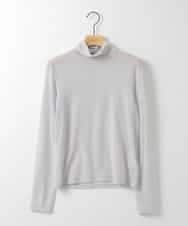 ZMKAE29089 al'aise modulation(アレーズモジュレーション) 【洗える/日本製】シアータートルネックプルオーバー グレー