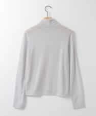 ZMKAE29089 al'aise modulation(アレーズモジュレーション) 【洗える/日本製】シアータートルネックプルオーバー グレー