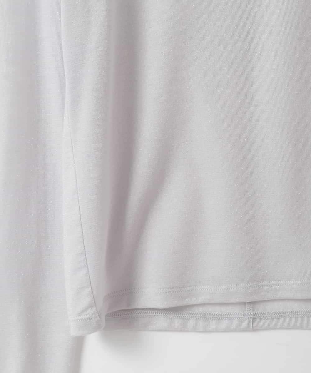 ZMKAE29089 al'aise modulation(アレーズモジュレーション) 【洗える/日本製】シアータートルネックプルオーバー グレー