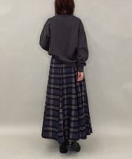 ZMKAE31130 al'aise modulation(アレーズモジュレーション) ロゴロングスリーブTシャツ ダークグレー