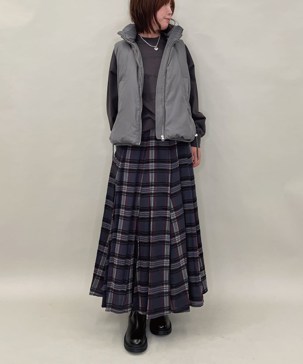 ZMKAE31130 al'aise modulation(アレーズモジュレーション) ロゴロングスリーブTシャツ ダークグレー