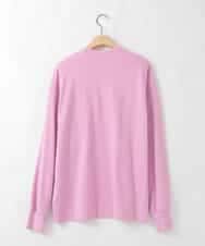 ZMKAE31130 al'aise modulation(アレーズモジュレーション) ロゴロングスリーブTシャツ ピンク