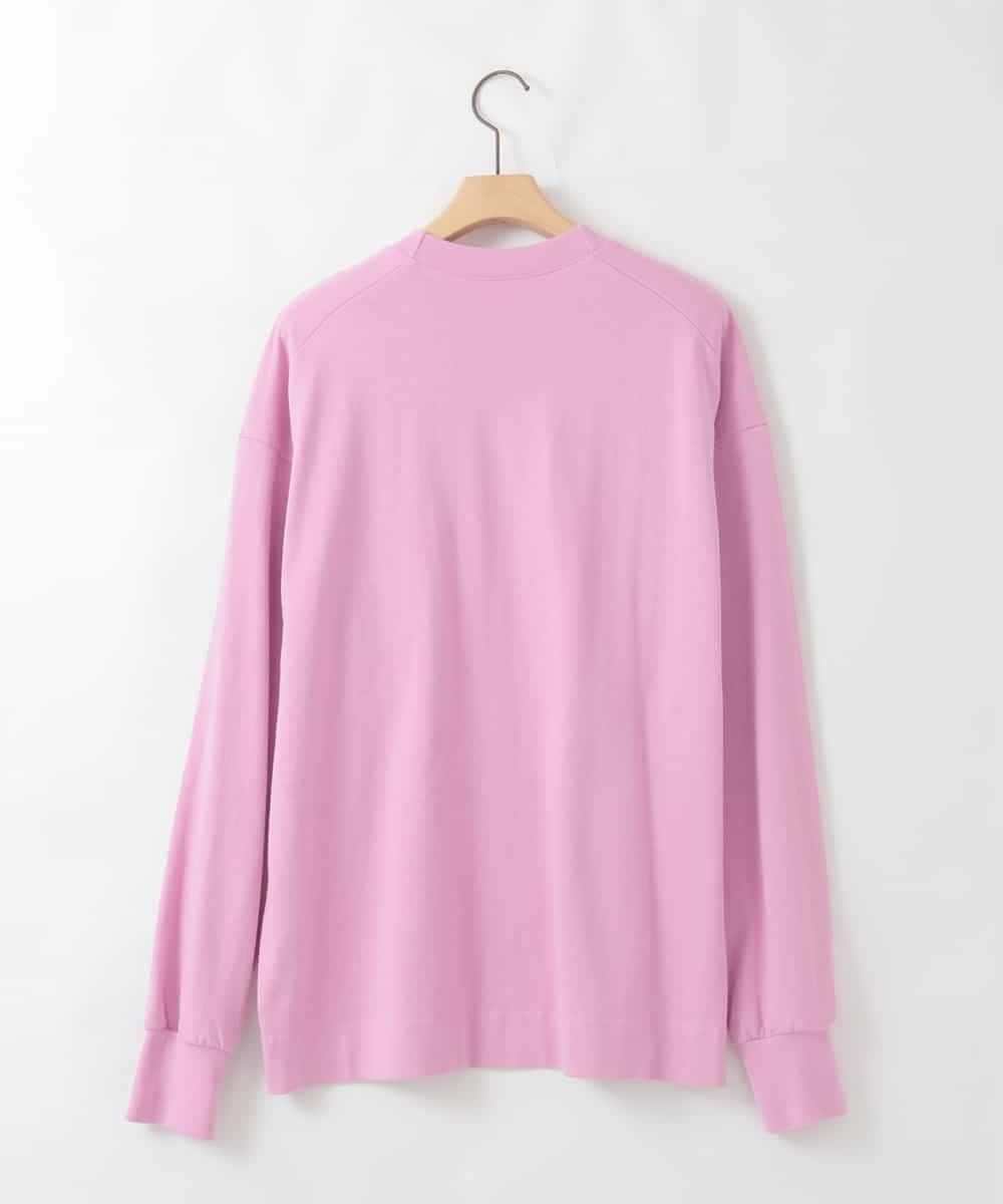 ZMKAE31130 al'aise modulation(アレーズモジュレーション) ロゴロングスリーブTシャツ ピンク