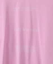 ZMKAE31130 al'aise modulation(アレーズモジュレーション) ロゴロングスリーブTシャツ ピンク