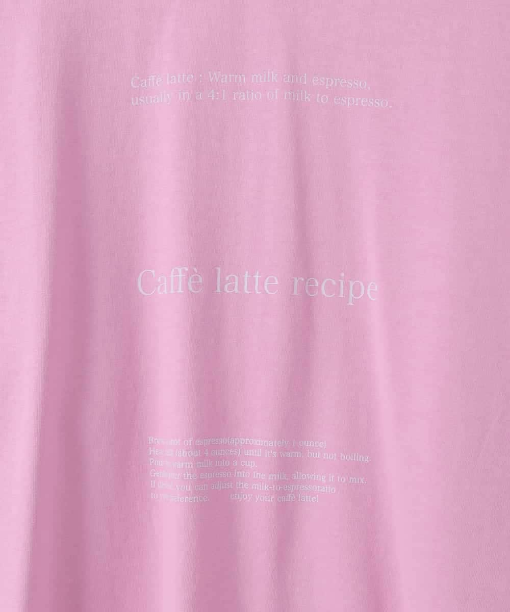 ZMKAE31130 al'aise modulation(アレーズモジュレーション) ロゴロングスリーブTシャツ ピンク