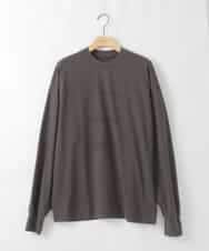ZMKAE31130 al'aise modulation(アレーズモジュレーション) ロゴロングスリーブTシャツ ダークグレー