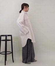 ZMKAE32130 al'aise modulation(アレーズモジュレーション) 【洗える】クルーネックプレーンニットプルオーバー ボルドー