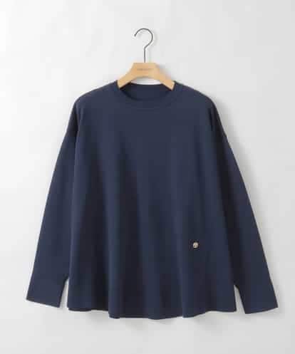 ZMKAE32130 al'aise modulation 【洗える】クルーネックプレーンニットプルオーバー