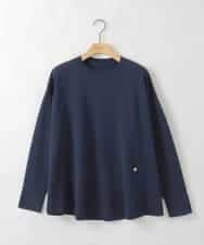 ZMKAE32130 al'aise modulation(アレーズモジュレーション) 【洗える】クルーネックプレーンニットプルオーバー ネイビー