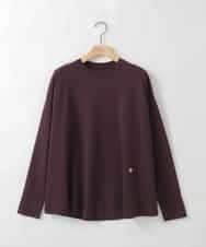 ZMKAE32130 al'aise modulation(アレーズモジュレーション) 【洗える】クルーネックプレーンニットプルオーバー ボルドー