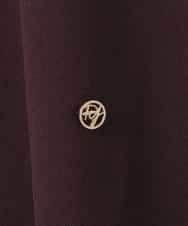 ZMKAE32130 al'aise modulation(アレーズモジュレーション) 【洗える】クルーネックプレーンニットプルオーバー ボルドー