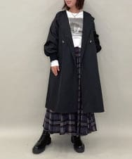 ZMKAE37100 al'aise modulation(アレーズモジュレーション) 【２WAY】フォトプリントコットンTシャツ ホワイト