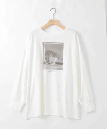 ZMKAE37100 al'aise modulation フォトプリントコットンTシャツ