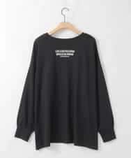 ZMKAE37100 al'aise modulation(アレーズモジュレーション) フォトプリントコットンTシャツ ブラック