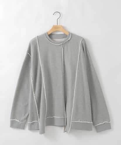 ZMKAE38149 al'aise modulation 切り替えデザインスウェットプルオーバー