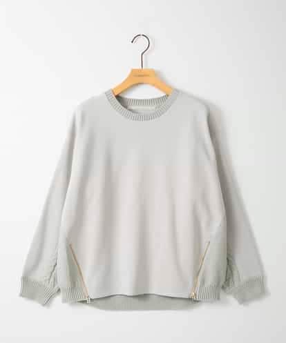 ZMKAE41120 al'aise modulation 【洗える】サイドジップニットジョイントプルオーバー