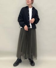 ZMKAE42098 al'aise modulation(アレーズモジュレーション) フロントモチーフロングスリーブTシャツ ホワイト