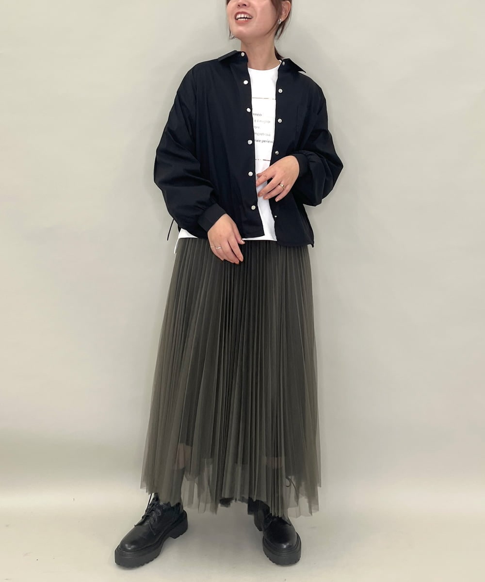 ZMKAE42098 al'aise modulation(アレーズモジュレーション) フロントモチーフロングスリーブTシャツ ホワイト